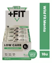 Wild Fit Barra Almendra Menta 35g 16 Uds