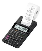 Calculadora Impresora Casio Hr-8rc Color Negra Papel 12 Digi