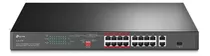 Switch With 16 Port Poe Port 10 100mbps 2 Port Rack Tp Link