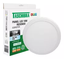 Plafon Lys Sobrepor De Led Redondo 18w Autovolt Taschibra