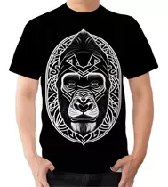 Camisa Camiseta Gorila Macaco Animal Selva#