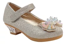 Zapatos De Princesa De Cristal Con Lazo Para Niños Miveni