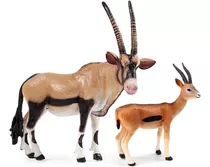 Antilope Animais Selvagens Africa 12 Cm Casal De Antílopes