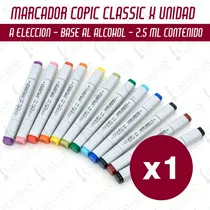 Marcador Copic X Unidad Punta Biselada Y P/fina  Microcentro