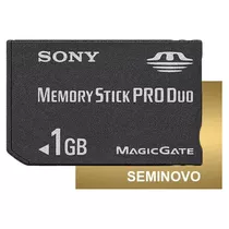 Cartão De Memória Memory Stick Pro Duo 1gb // Sony Dsc-w50