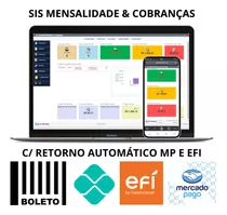 Sistema De Cobranças, Mensalidade Envia Email , Sms E Zap* 