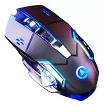 Mouse Gamer Sem Fio 2.4g Led Recarregável Silencioso 1600dpi