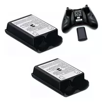 2 Capa Traseira Tampa De Pilhas Controle Xbox 360 Preta