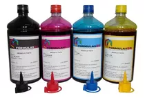 Kit 4x100ml P/ Impressora Brother Dcp-j125 Lc61 Formulasbr