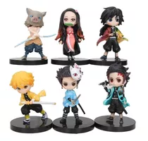 Bonecos Demon Slayer Kit Com Action Figure Kimetsu No Yaiba