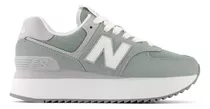 Tenis New Balance 574 + Mujer-verde