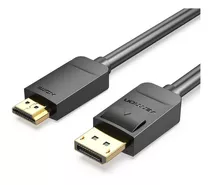 Cable Adaptador Display Port (dp) A Hdmi 2 Metros Vention