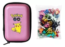 Kit 24 Bonecos Miniaturas Pokémon Go + Mini Bolsa Estojo