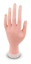 Mão Para Treino Manicure Silicone Unhas Gel Dedo Pratica