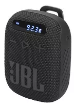 Parlante Jbl Wind 3 Bici Moto Bluetooth Micro Sd Y Radio Fm Voltaje 110v Color Negro
