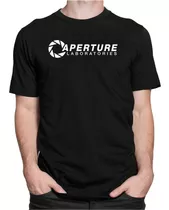 Camiseta Camisa Portal Aperture Ciência Laboratório Estampa 