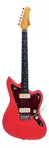 Guitarra Elétrica Tagima Tw Series Tw-61 Juaguar De  Choupo 1986 Party Red Poliuretano Com Diapasão De Madeira Técnica