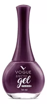 Esmalte Vogue Efecto Gel 14ml Color Bordó