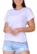 Camiseta Feminina Baby Look Lisa Branca Enfermagem Promoção