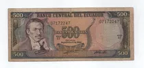 Ecuador 500 Sucres 1984 Billete