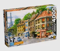 Puzzle 4000 Peças Ruas De Paris - Grow 04102