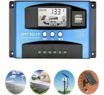 Regulador De Carga Solar Mppt 30a-100a 12v/24v, Controlador