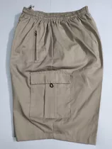 Bermudas Náuticas Cargo De Gabardina Talles Especiales 5-6-7