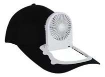 Gorra Ventilador Recargable Usb Ajustable Velocidad Parasol