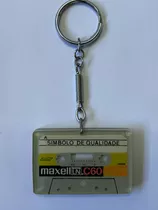Chaveiro Maxell Fita C60 Cassete Símbolo De Qualidade Antigo
