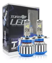 Turbo Led Bombillo Para Carro O Moto Luz Blanca Refrigerados