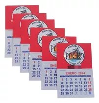 100 Calendario Imantado Publicidad 10x7 Cm, Incluye Diseño