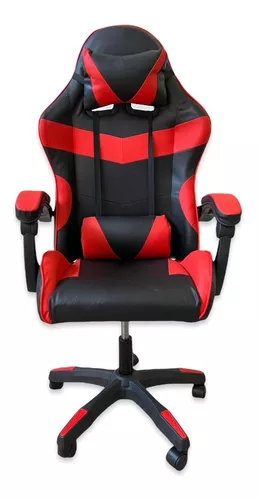 Silla Gamer Escritorio Ergonómica Cuero Sintético Reclinable MercadoLibre