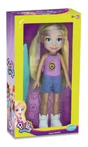 Boneca Polly Pocket 36cm Férias Praia Acessórios Mattel