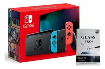 Nintendo Switch Neon + Vidrio Templado De Regalo, Macrotec