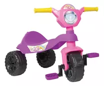 Carrinho Passeio Kemotoka Velotrol Infantil Princesa Pedal