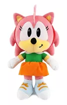 Pelucia Amy Rose Boneco Sonic Knuckles Eggman Tails Shadow