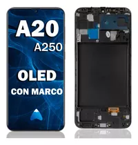 Modulo Display Pantalla Para Samsung A20 A205 Oled Con Marco