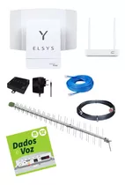 Kit Internet Rural Modem Elsys Link 3g + Roteador + Antena