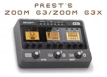 Preset's Zoom G3/g3x