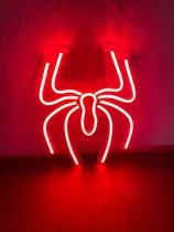 Placa Luminoso/letreiro Led Neon Spider-man , Homem Aranha