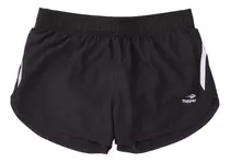 Short Topper Girls Running Ii Negro Niña