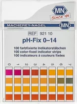 Fita Para Medir Ph 0-14 Cx C/100 Unid. Importado Alemanha