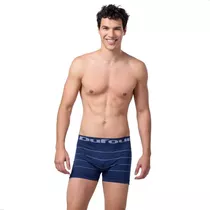 Pack X6 Boxer Hombre Dufour Sin Costura Con Rayas Art. 11881