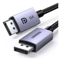 Cable Displayport 2.1 Certificado Ugreen 16k, 8k, 80gbps 200