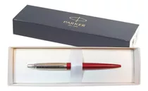 Lapicera Parker Jotter Metal Roja Grab Gratis Electroimpor