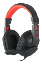 Auriculares Gamer Redragon Ares H120 Negro Y Rojo