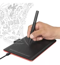  Tableta Gráfica Usb Para Diseño Dibujo Pc Steren Com-690 Color Negro