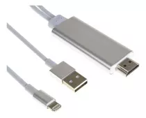 Cable Usb Lightning A Hdmi iPad iPhone Todo En Led Lcd Tv 