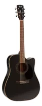 Guitarra Electroacústica Cort Standard Ad880ce Para Diestros Black