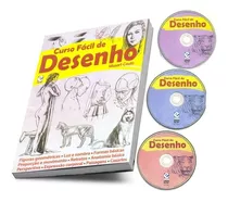 Curso Fácil De Desenho - Livro + 3 Dvds - Lacrado